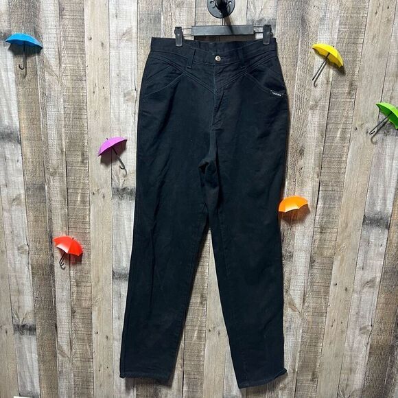 Rockies Black Vintage Western Mom Jeans 13/14 - Picture 1 of 5